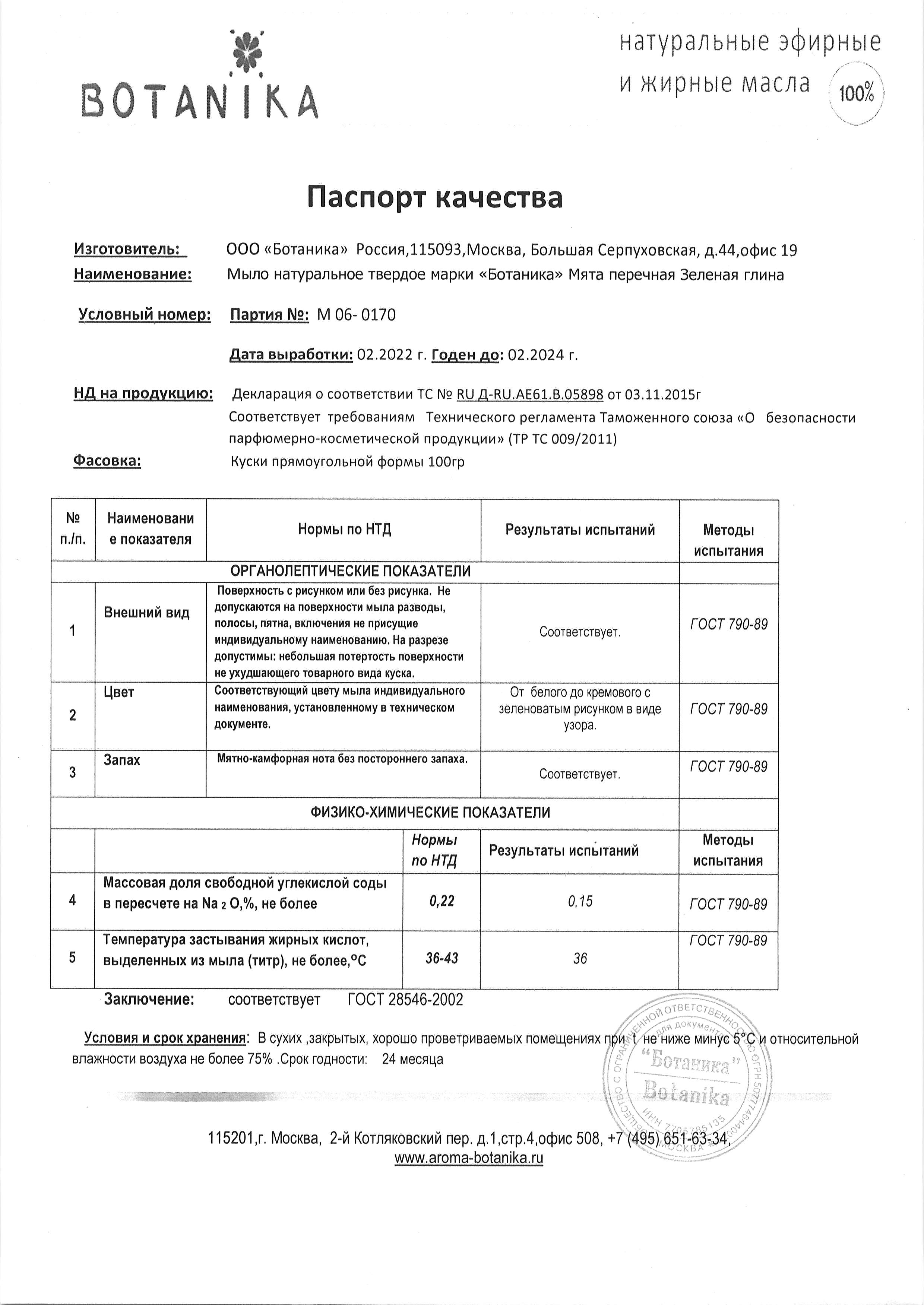 Паспорт №022022